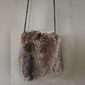 VINTAGE!! RoyE | Luxurious Brown Fur Shoulder Bag